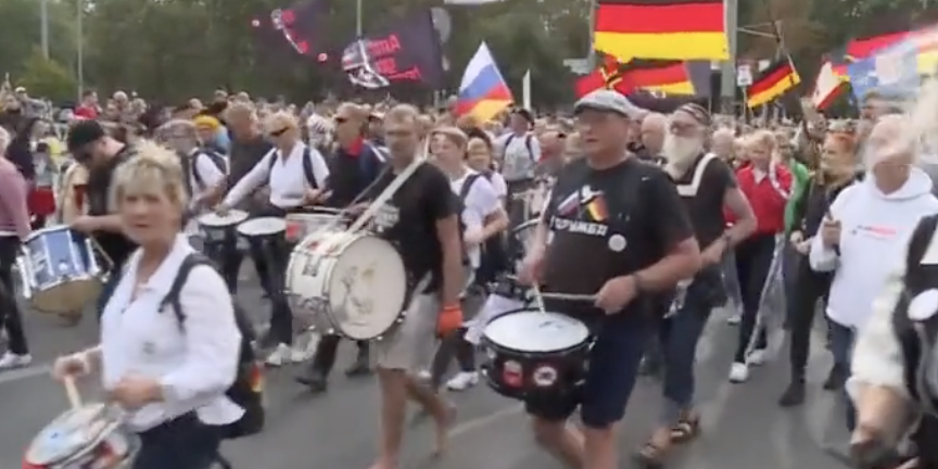 Germany: People Saying Don’t Send Weapons to the Ukraine