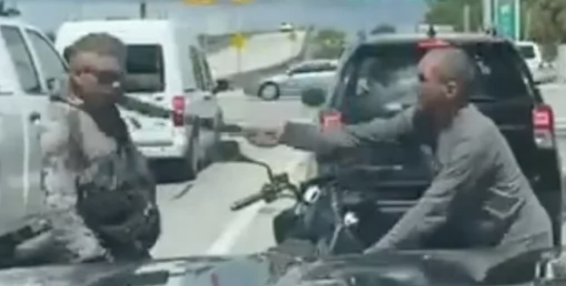 Watch: Florida Driver Stuck in Traffic Swings Machete, Slices Man’s Cheek