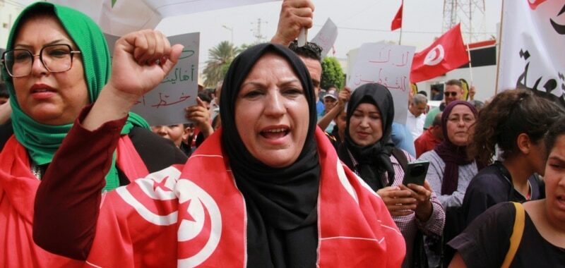 Tunisians Protest Against Blacks Flooding Their Country