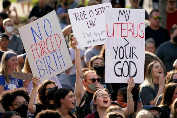 “My uterus is your GOD” is better than most abortion posters, I can tell you that much.