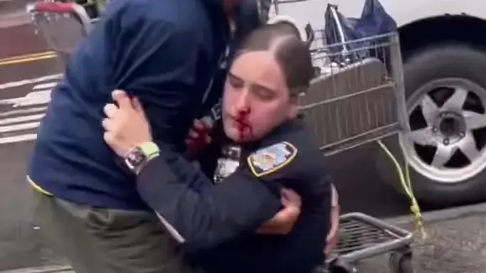 NYC: Black Gentleman Smacks the “Empowerment” Out of White Female NYPD Cop