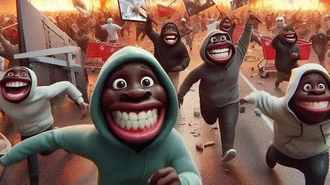 Italy: Cunt Meloni Sending a Few Hundred Blacks to Albania Under Goofy Bribery Agreement