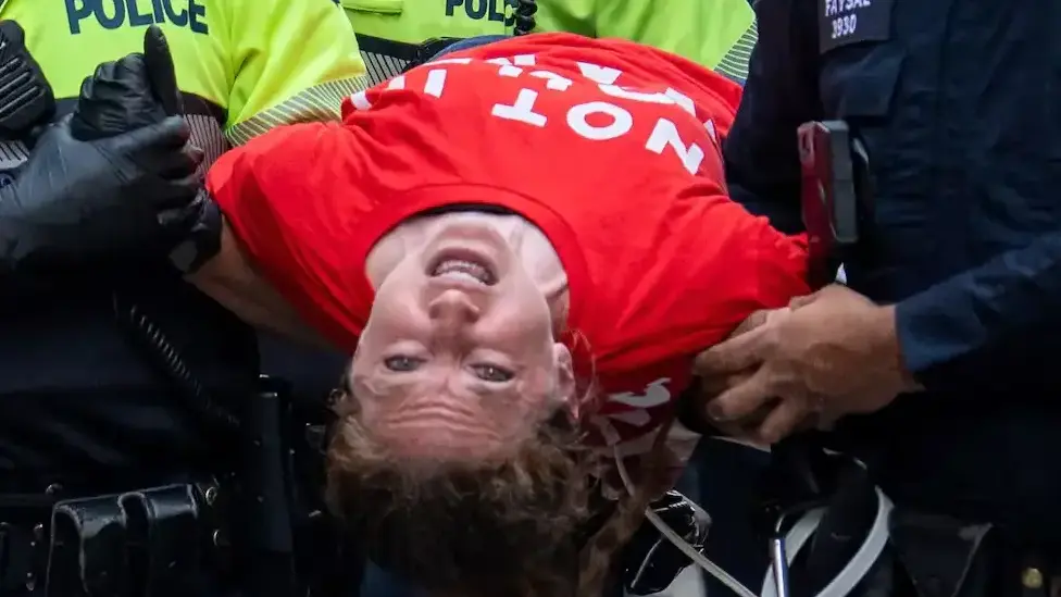 Antisemitic Protesters Swarm New York Stock Exchange, Brutal Badge Niggers Arrest Over 200