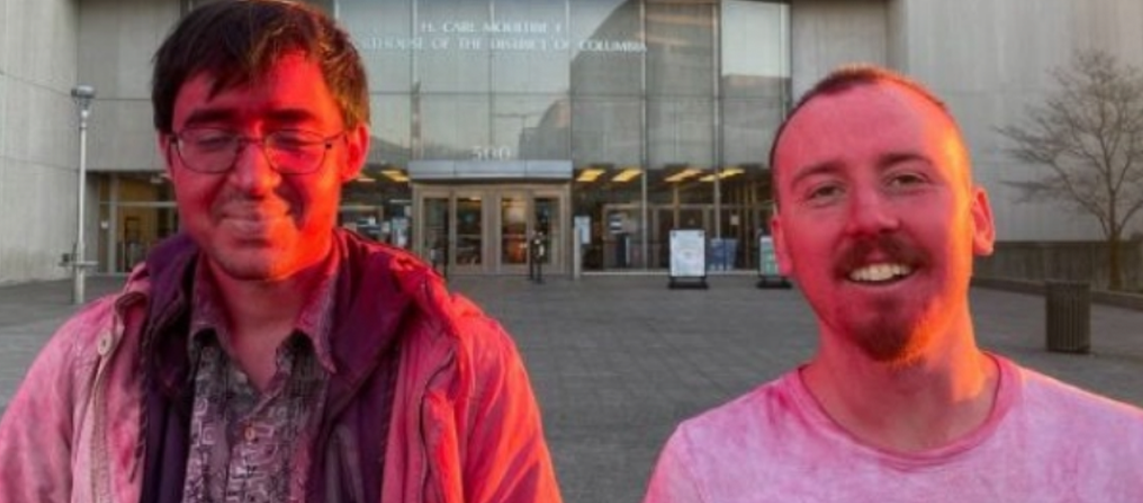 Global Warmers Sentenced for Throwing Red Powder on US Constitution