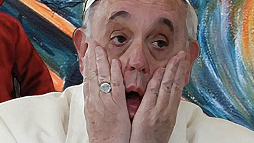 Pope Faggot Implies Israel is Committing Genocide, Calls for Investigation