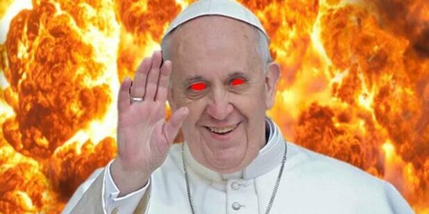Pope Faggot, An Open Borders Extremist, Enacts Extreme Border Law at the Vatican