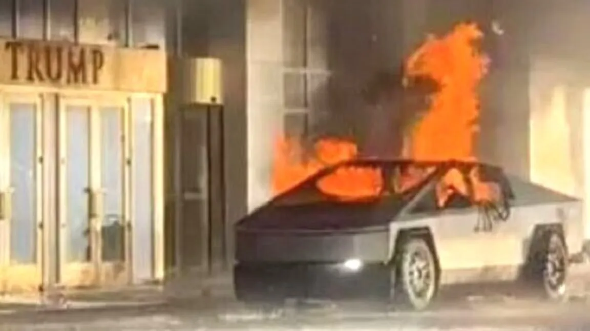 Las Vegas: CyberTruck Blows Up Outside Trump Casino, Killing One and Injuring Several